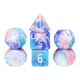  Set of 7 boxed dice – Fairy Tale