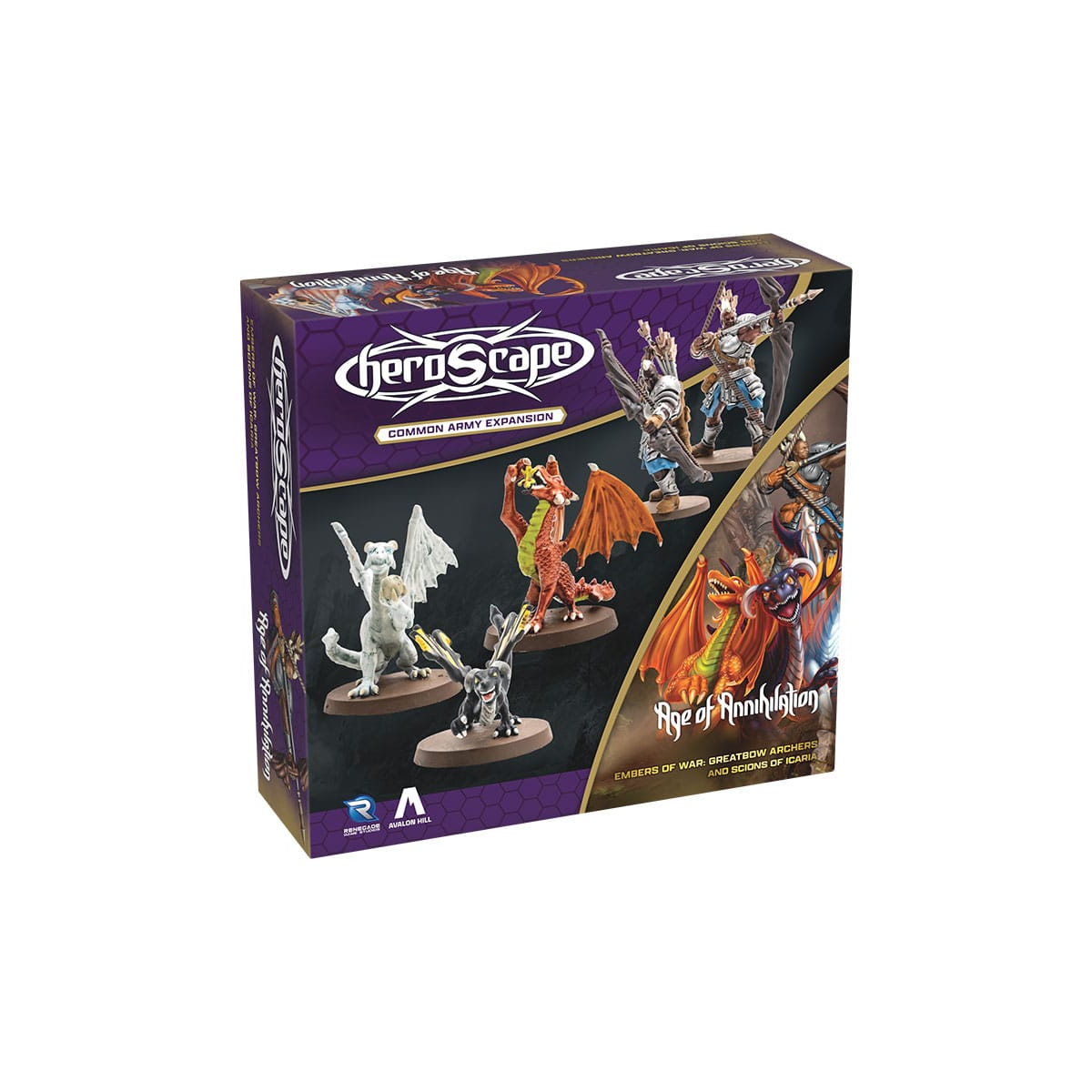 Heroscape Army Expansion Embers of War: Greatbow Archers and Scions of Icaria *ENGLISH*