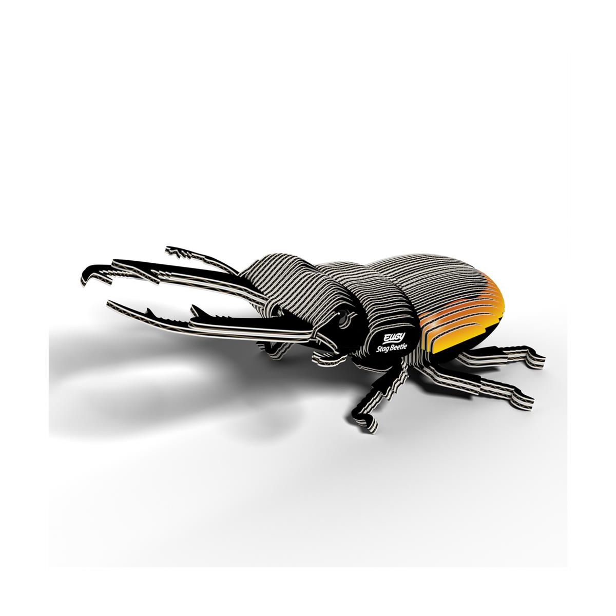  Eugy 3D Model: FOREST ANIMAL / BEETLE LUCANIDAE 12.8x8.7x5.2cm