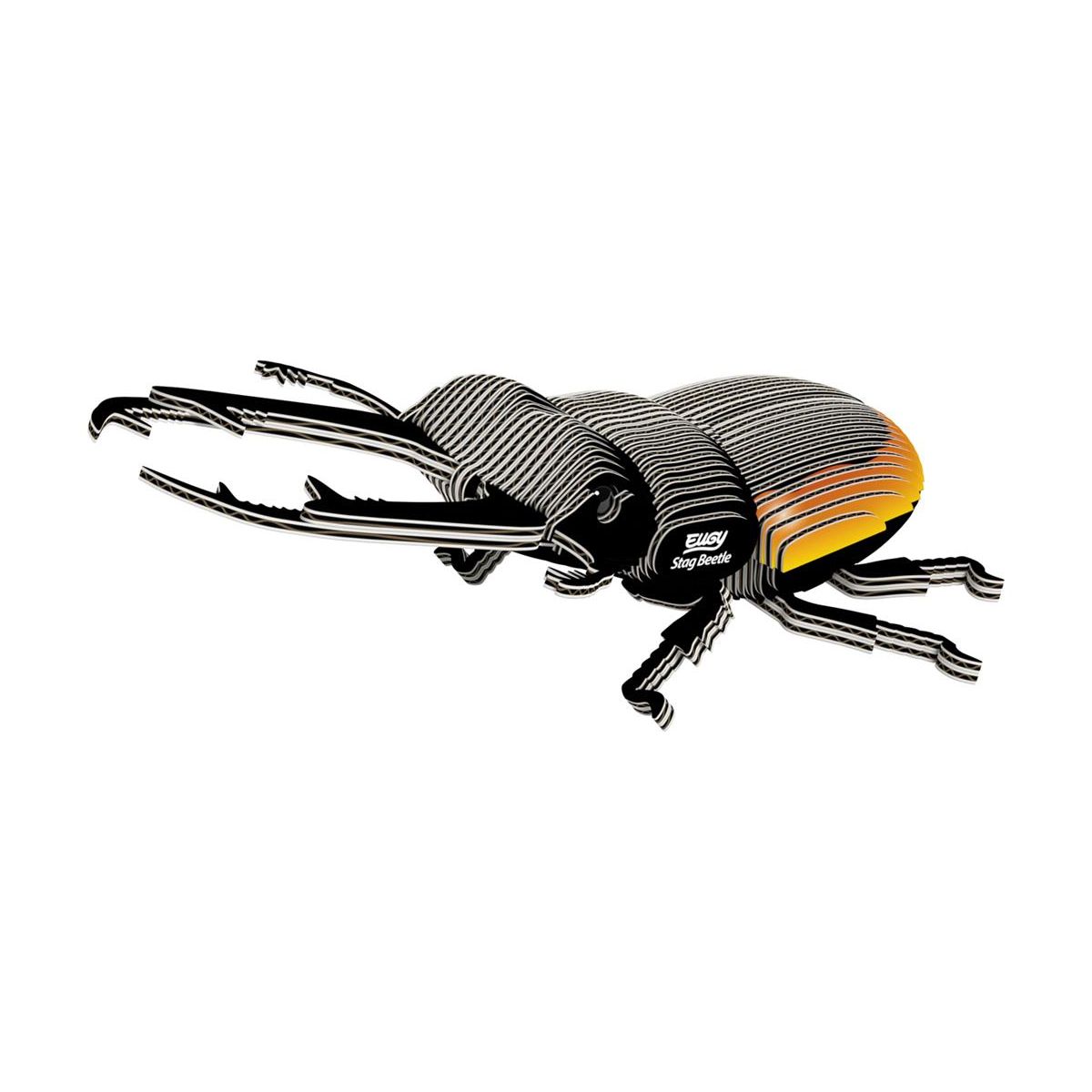 EUGY Eugy 3D Model: FOREST ANIMAL / BEETLE LUCANIDAE 12.8x8.7x5.2cm