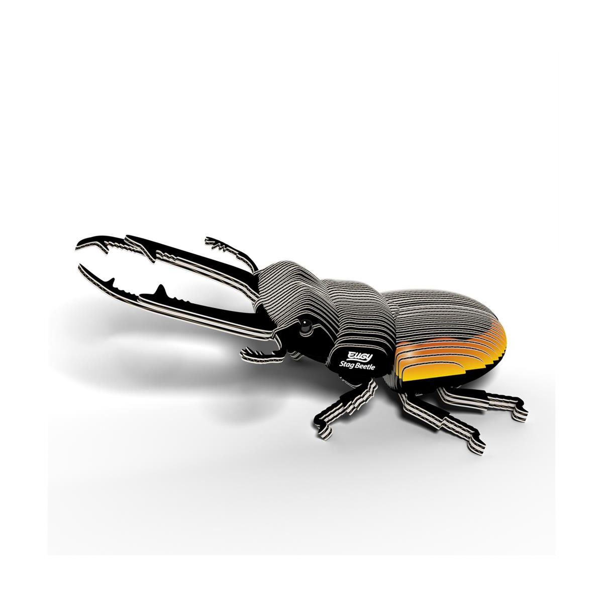 Eugy 3D Model: FOREST ANIMAL / BEETLE LUCANIDAE 12.8x8.7x5.2cm