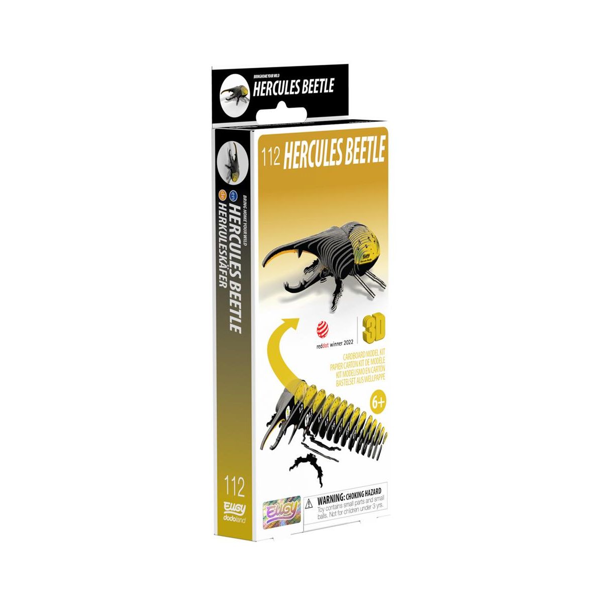DA-5314112 Eugy 3D Model: FOREST ANIMAL / HERCULES BEETLE 11.5x7.8x4.0cm