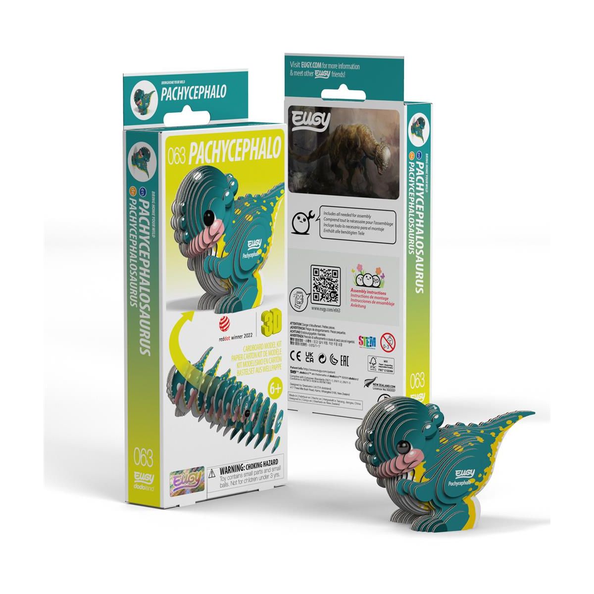  Eugy 3D Model: PREHISTORY / PACHY 8x3.7x5.5cm, cardboard, boxed, 6+