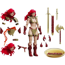 Figurita Red Sonja - Limited Gold And Red Epic Hacks Figure