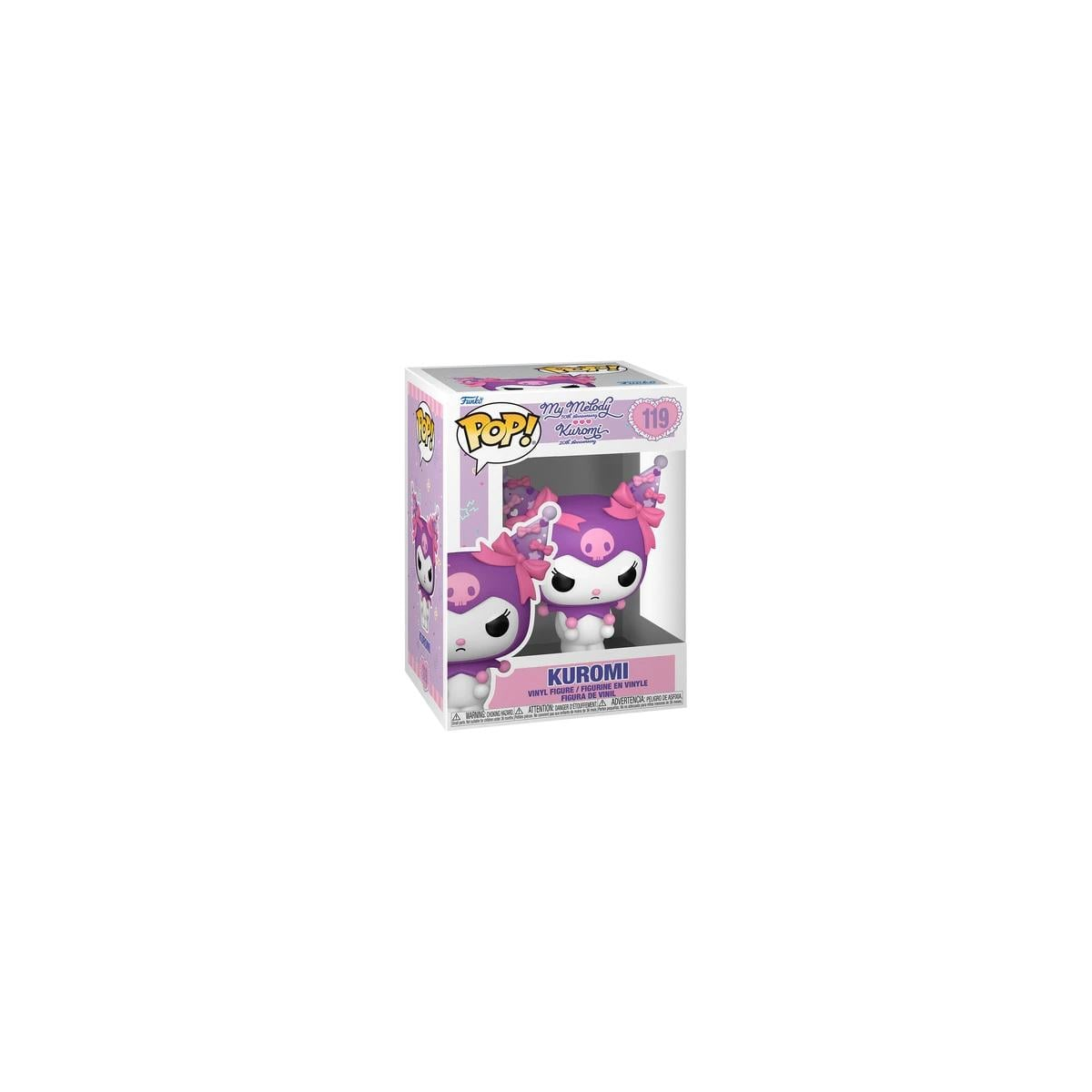 Figuras Pop KUROMI 20TH ANNIVERSARY - POP Sanrio No. 119 - Kuromi Grumpy
