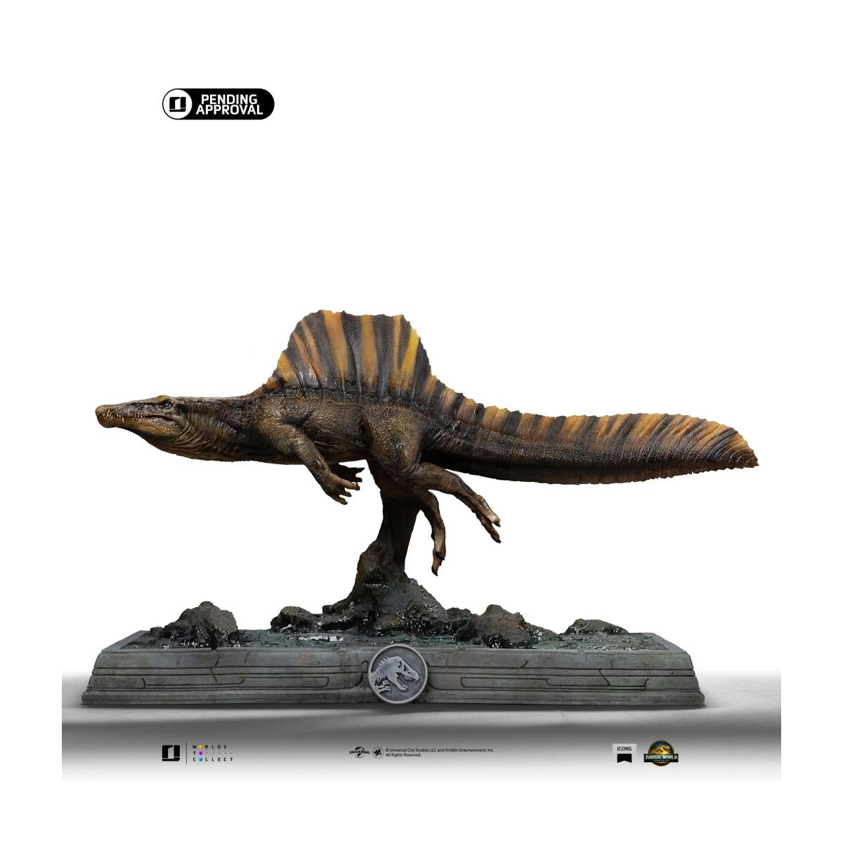 Iron Studios Jurassic World Rebirth - Spinosaurus Icons Statue