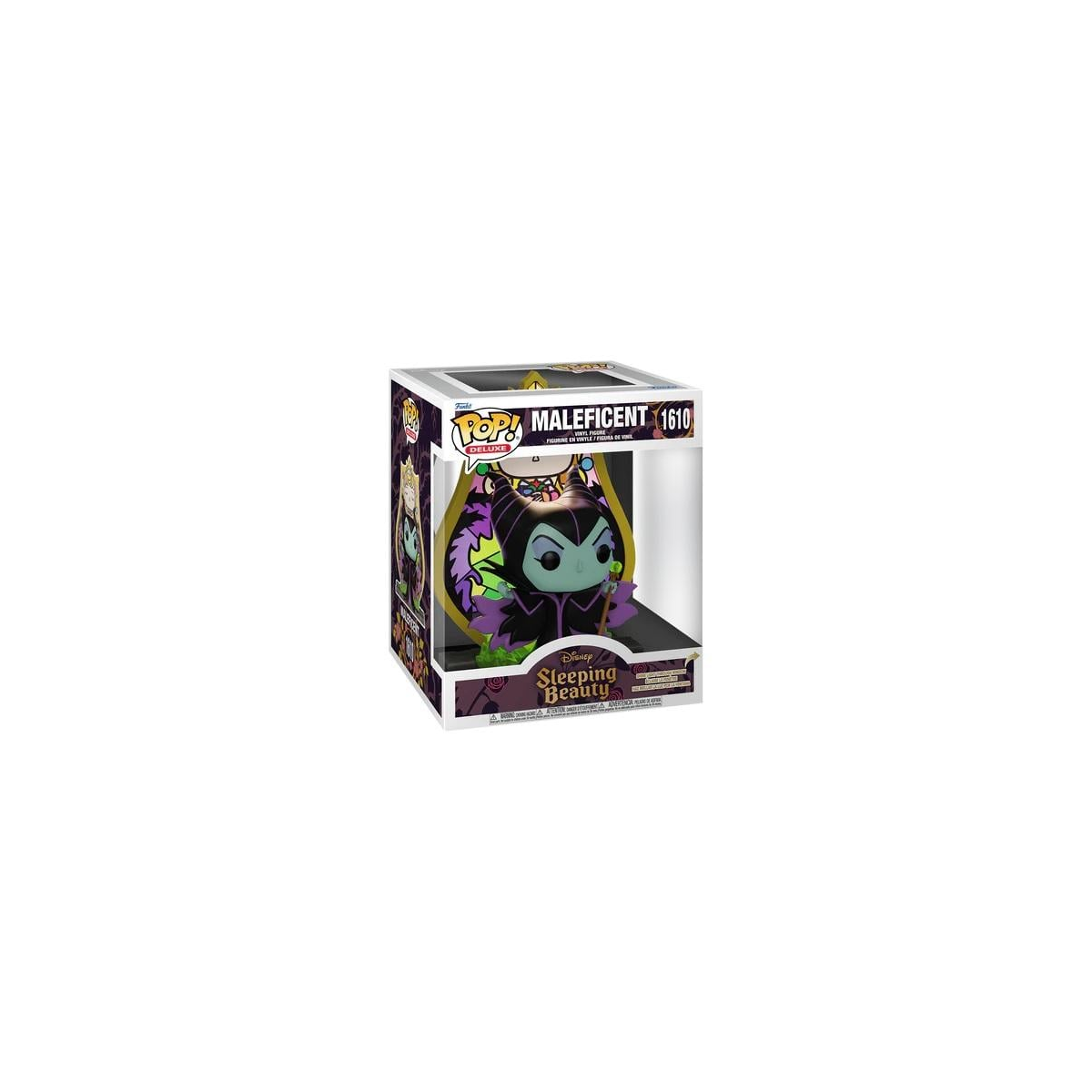 Figuras Pop VILLAINS - POP Deluxe No. 1610 - Maleficent (Stained Glass)