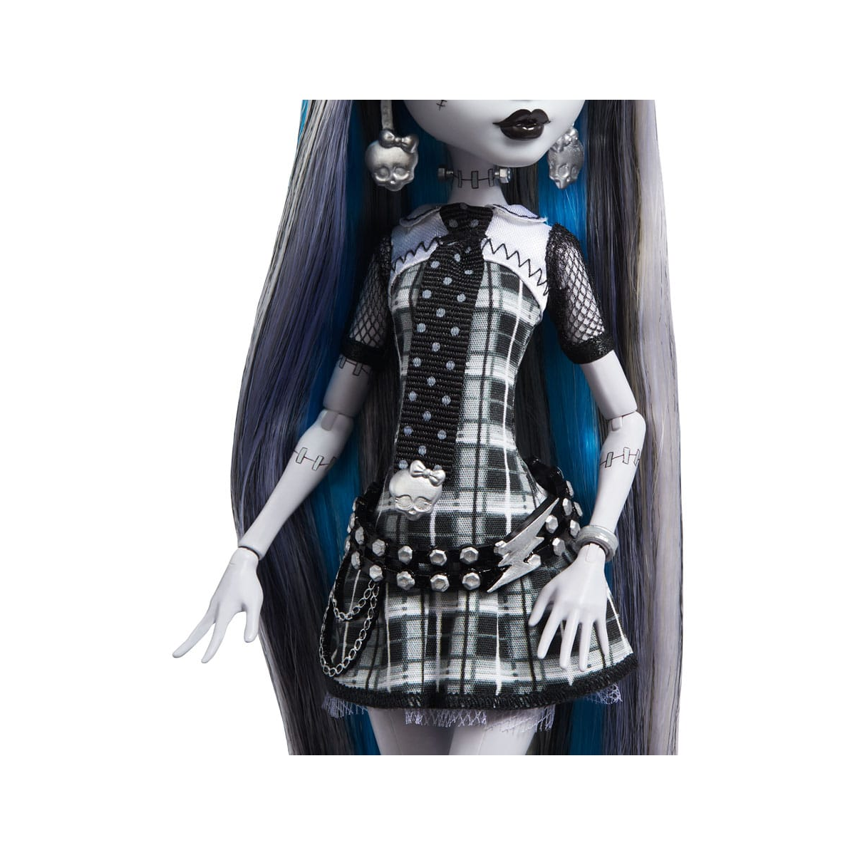 Monster High Reel Drama Frankie Stein Doll in Black and White