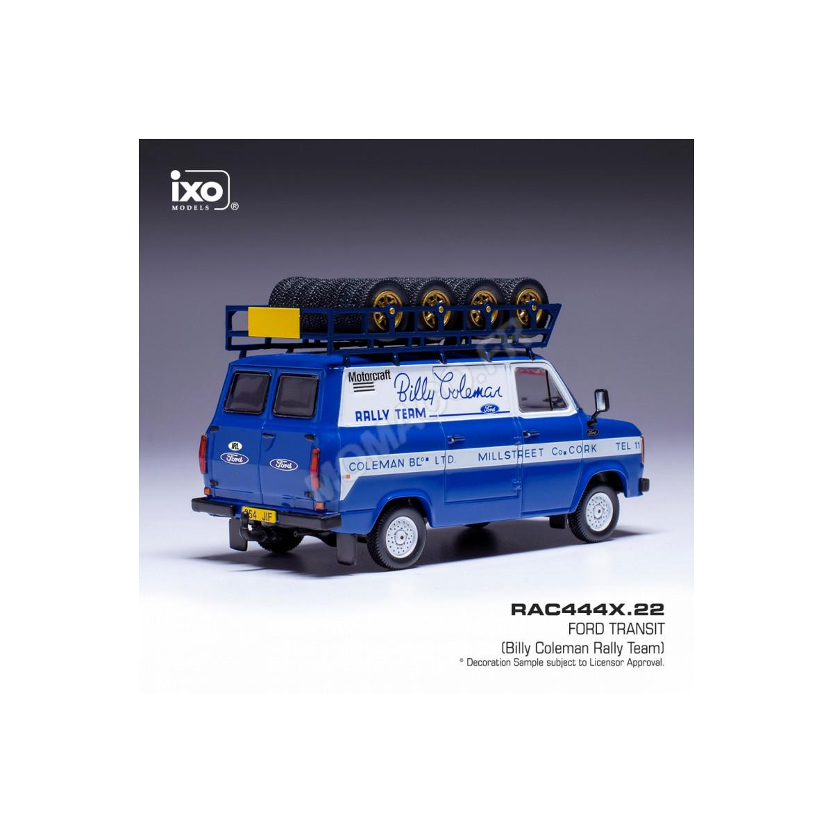 Camión en miniatura FORD TRANSIT MKI TEAM ASSISTANCE BILLY COLEMAN