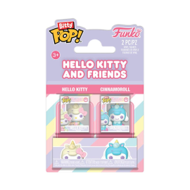  Hello Kitty - pack of 2 Bitty POP figures! Vinyl HK & Cinnamonroll 2.5 cm