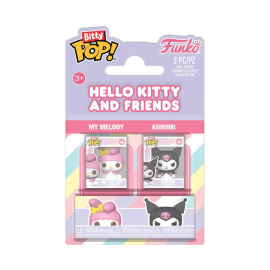  Hello Kitty - pack 2 Bitty POP! Vinyl figures My Melody&Kuromi 2 cm