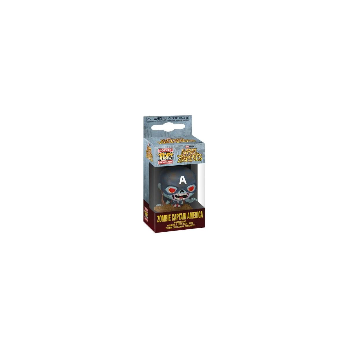 Figuras Pop MARVEL ZOMBIES - Pocket Pop Keychain - Zombie Captain America