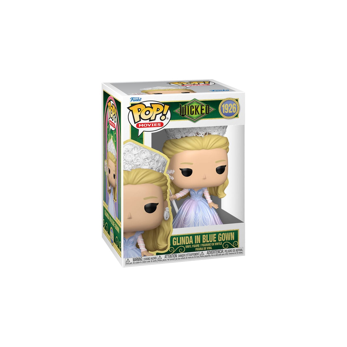 Figuras Pop Wicked POP! Vinyl figure Glinda in Blue Gown 9 cm