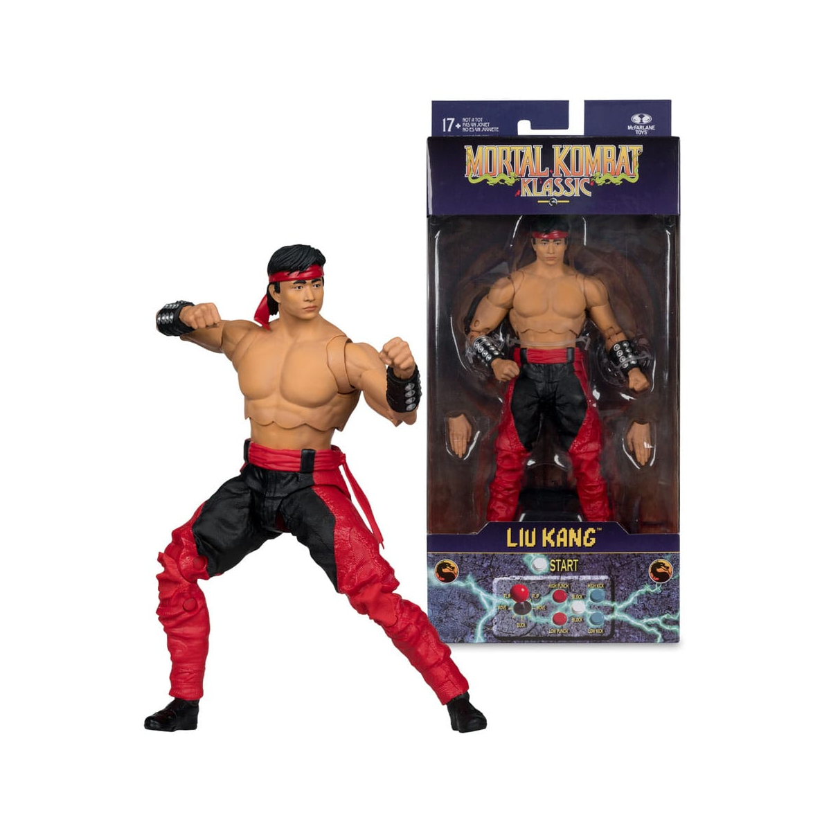 MCF11801 Mortal Kombat Klassics action figure Liu Kang 18 cm