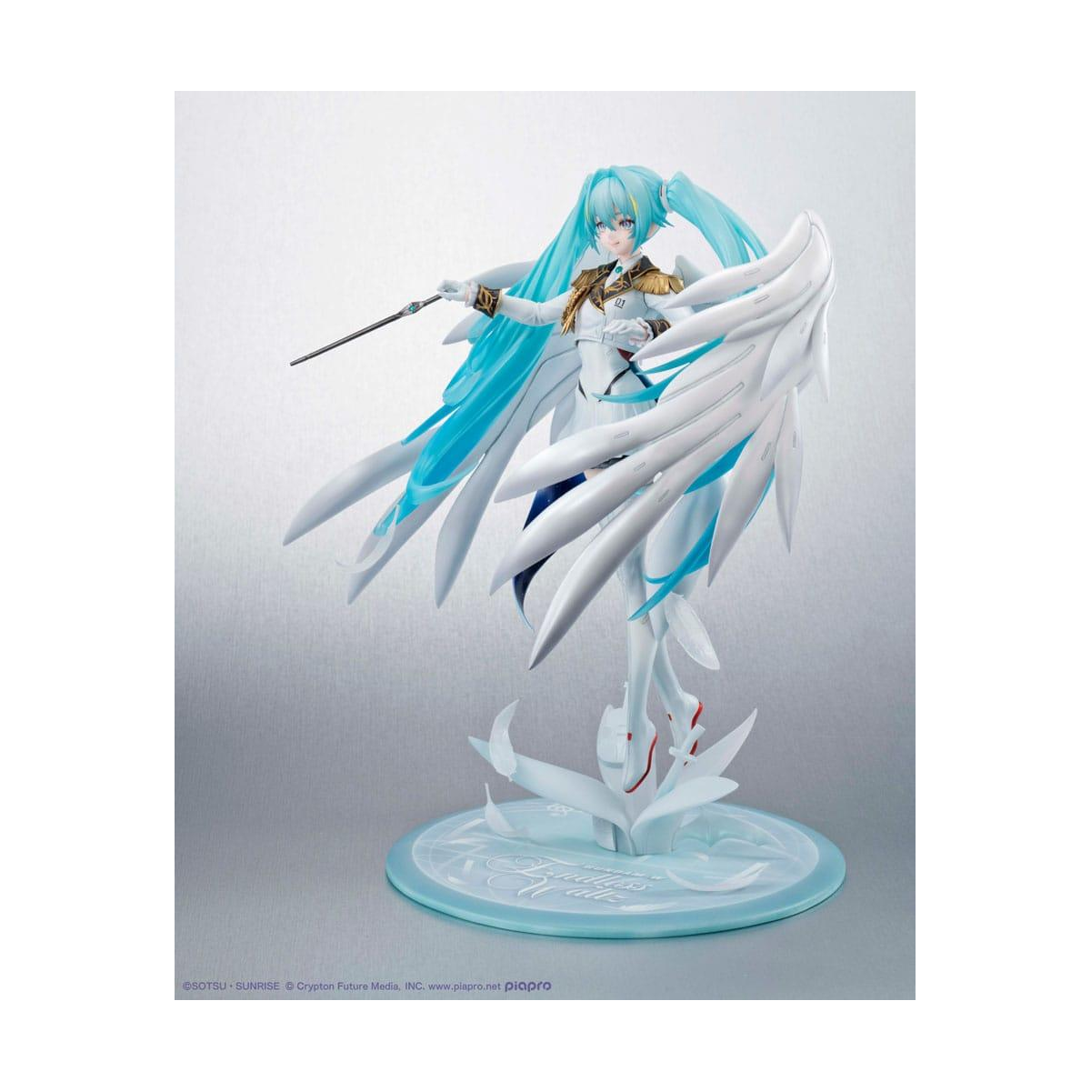 Figuras Mobile Suit Gundam x Hatsune Miku PVC Figure Lucrea Hatsune Miku x Wing Gundam Zero EW 45th Anniversary 27 cm