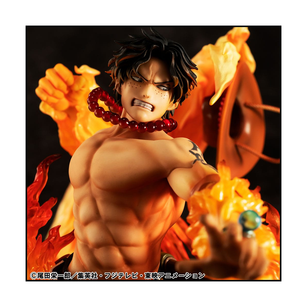 One Piece PVC Figure POP NEO-Maximum Portgas D. Ace 15th Anniversary Super Limited Reprint Ver. 23cm