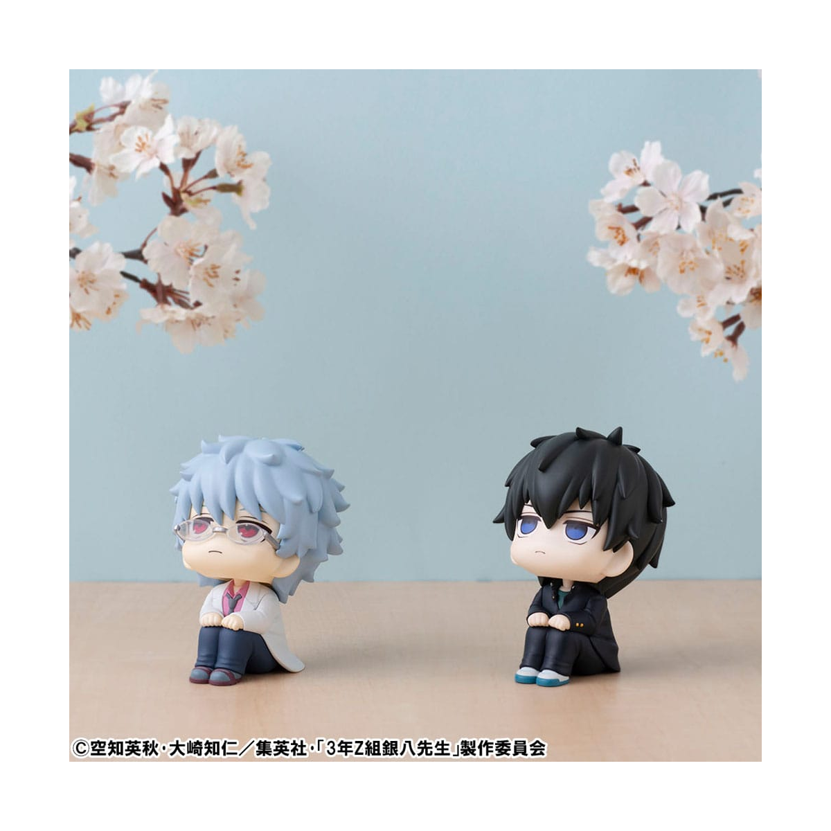 Megahouse 3-Z Ginpachi Sensei PVC Figure Look Up Ginpachi Sakata & Toshiro Hijikata Set (with gift) 11 cm