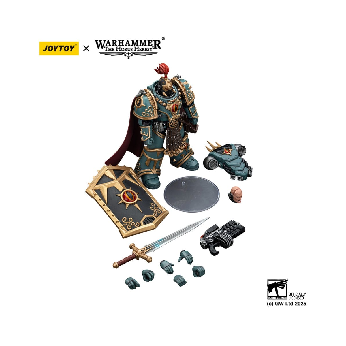 Warhammer The Horus Heresy Figure Sons of Horus Little Horus Aximand Captain of the 5th Company 20 cm