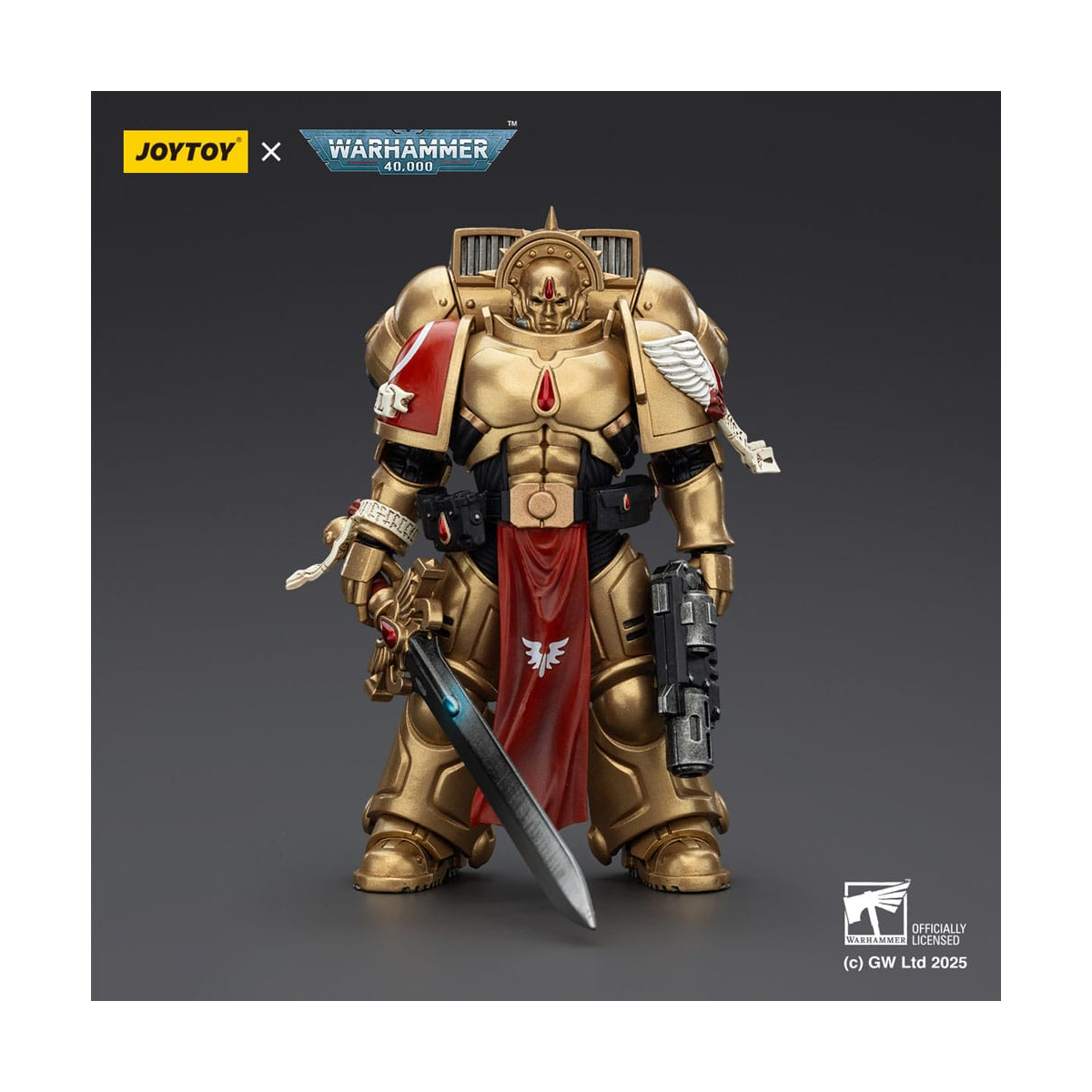 Joy Toy (CN) Warhammer 40,000: Combat Patrol Blood Angels Figure Sanguinary Guard 1 with Inferno Pistol and Encarmine Blade 20 c
