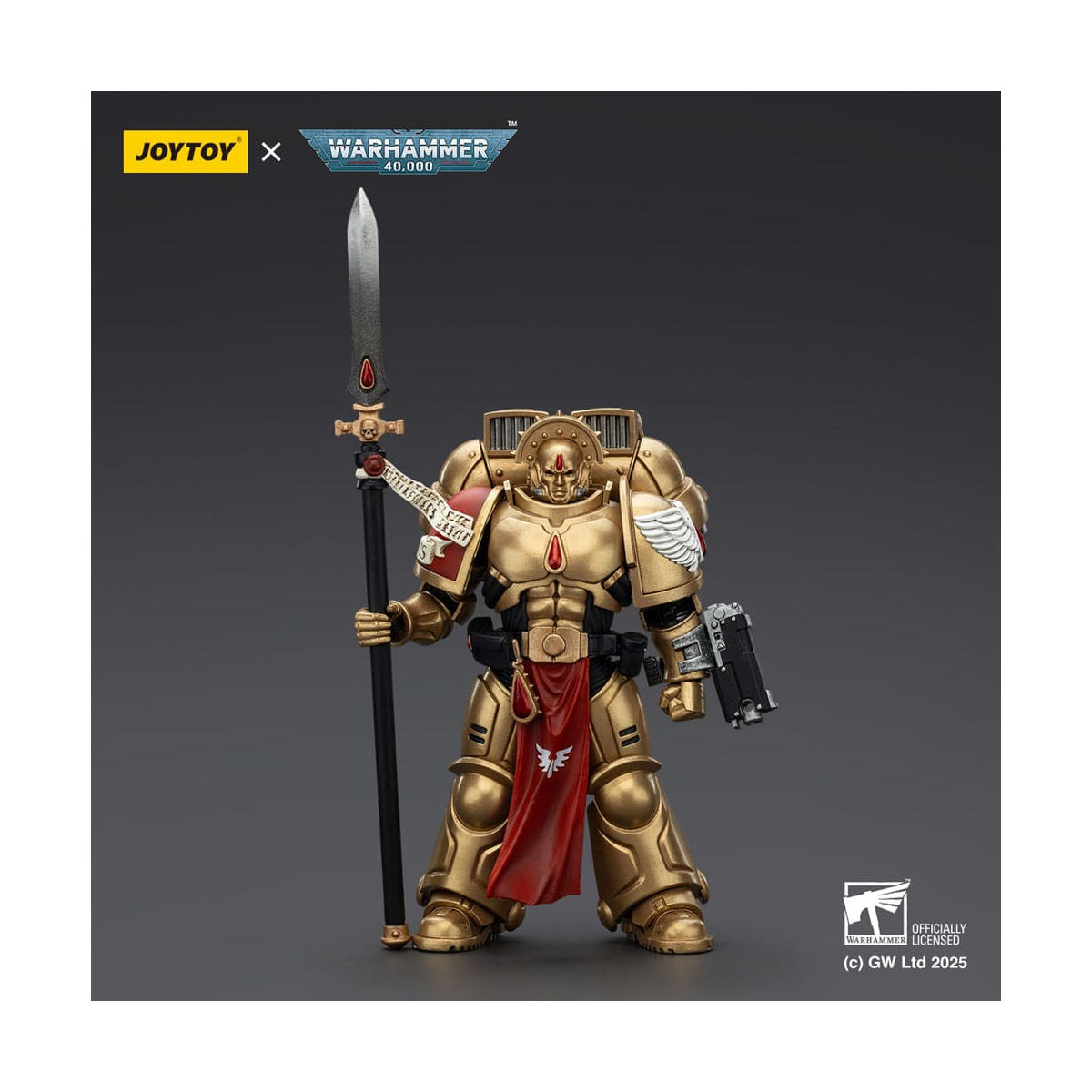 Joy Toy (CN) Warhammer 40,000: Combat Patrol Blood Angels Figure Sanguinary Guard 2 with Angelus Boltgun and Encarmine Spear 20 