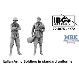 Figuras Italian Army Soldiers in standard uniforms