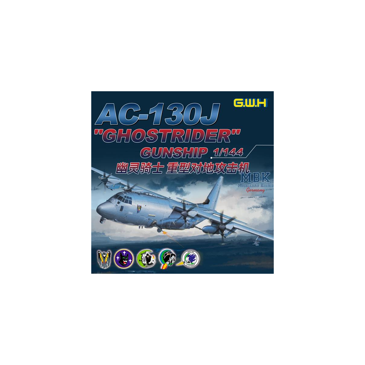 Maqueta de avión AC-130J GHOSTRIDER Gunship