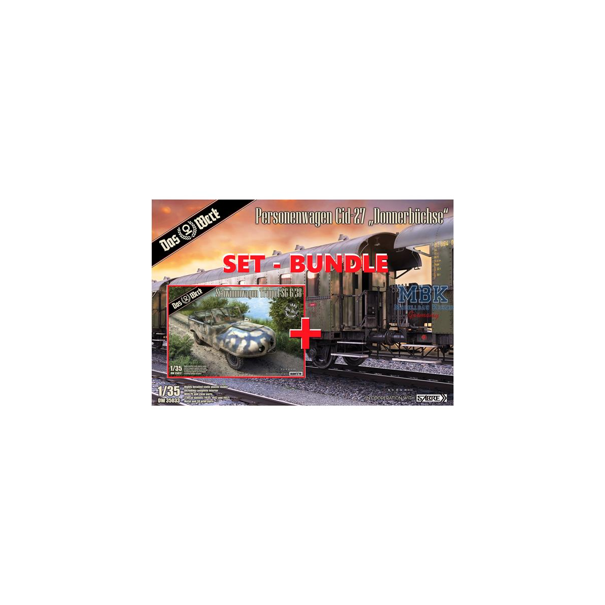 TOP-SET Personenwagen Cid-27+ Schwimmwagen Trippel TOP-SET Personenwagen Cid-27+ Schwimmwagen Trippel