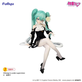 HATSUNE MIKU - Flower Fairy White Rose - Noodle Stopper Figure 14cm