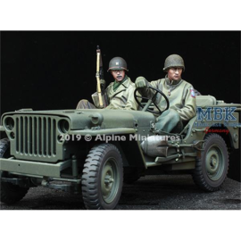  WW2 Jeep Crew Set - 2 figs 1/35