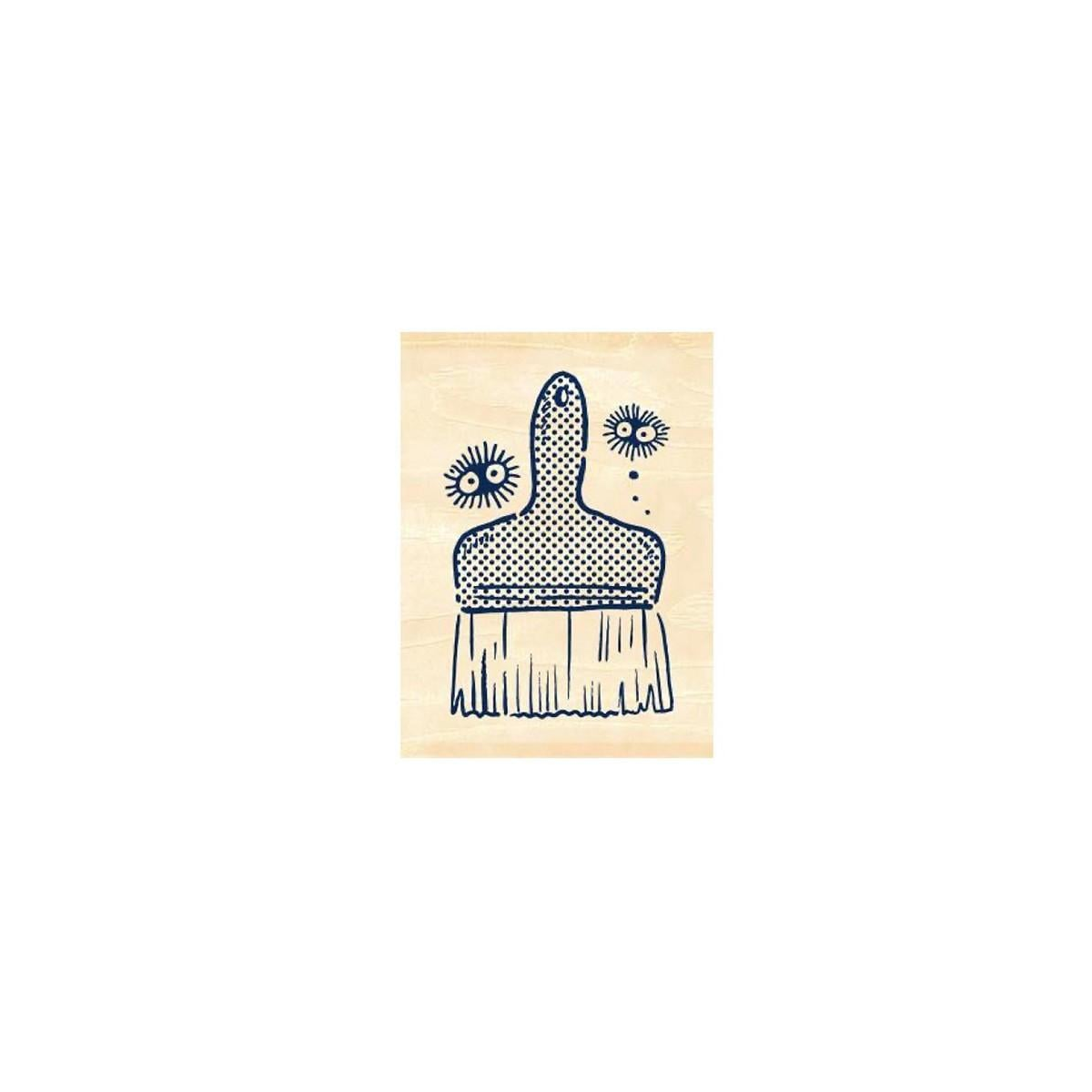  Papelería Manga : Cultura pop MY NEIGHBOR TOTORO - Black & Brush - Wooden Stamps 2x2.2x3cm