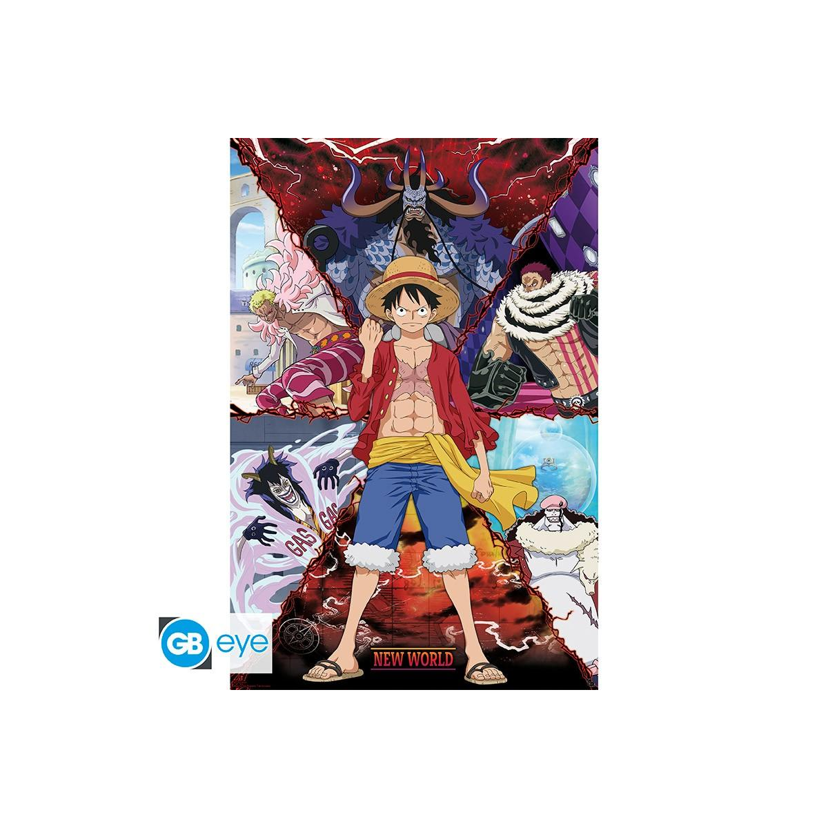  ONE PIECE - Luffy VS New World - Poster 91x61cm