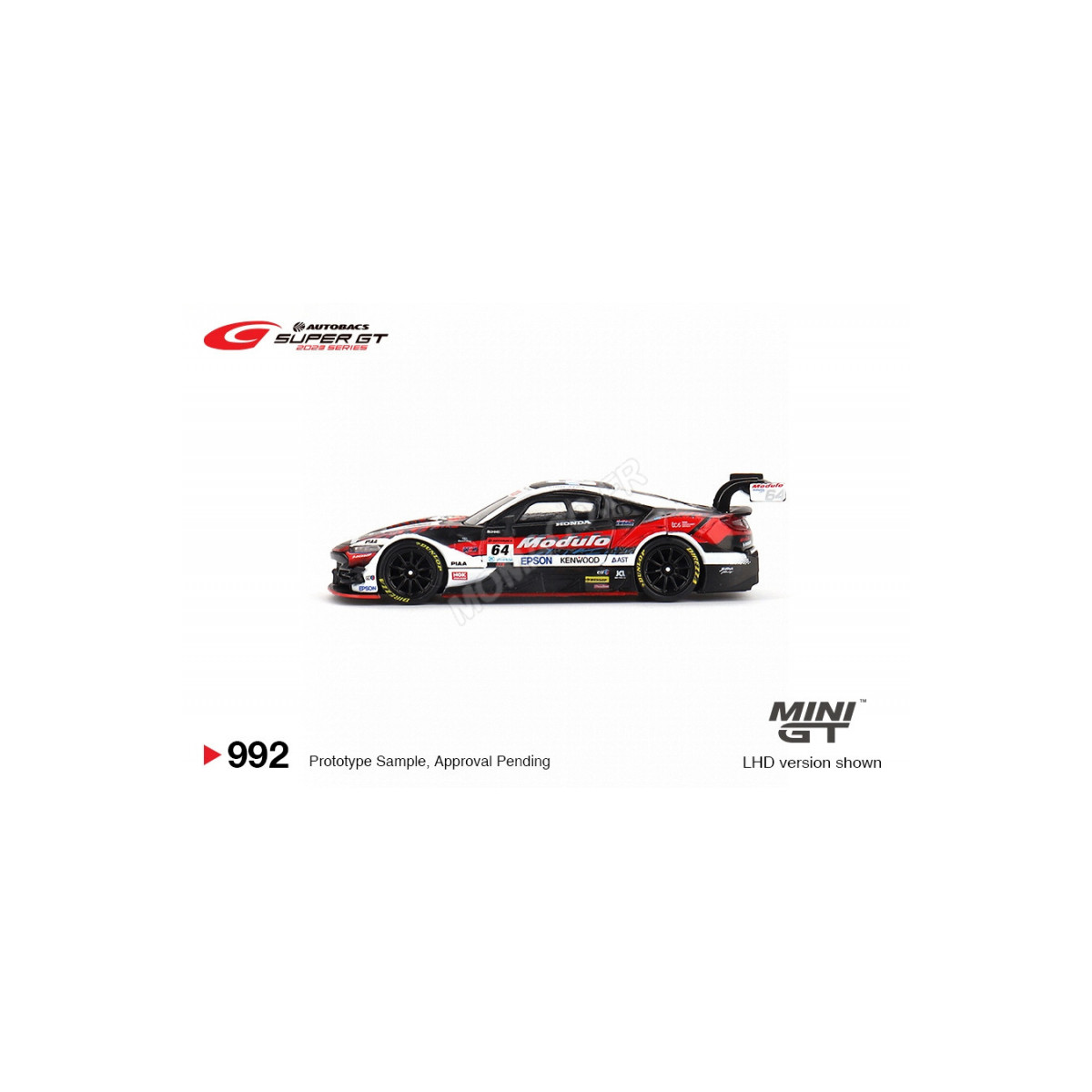  HONDA NSX-GT TYPE S GT500 "MODULO NAKAJIMA RACING" 64 SUPER GT SERIES 2023 (BLISTER EDITION)