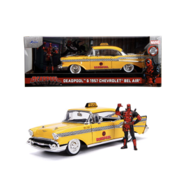 Figurita DEADPOOL - 1957 Chevy Bel Air 1+ Deadpool Figure - 1:24