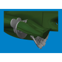 Maqueta de avión EDUARD 6481144 BRASSIN P-40N RADIATORS UPGRADE SET PRINT (FOR EDUARD) 1/48