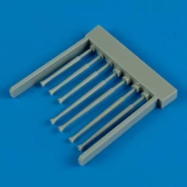 Nakajima J1N1 Gekko gun barrels (diseñado para ser ensamblado con maquetas de Tamiya)