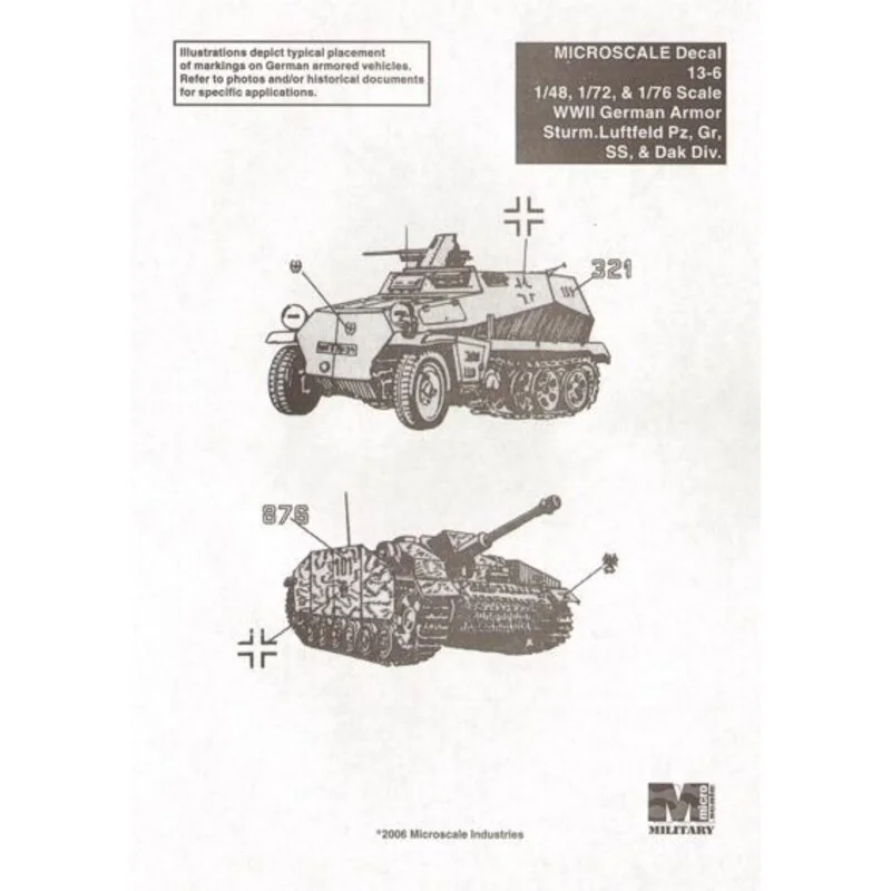 German Panzer Division Insignia incl Sturm, Luft, SS Grenadier & Afrika Korps DAK Divisions