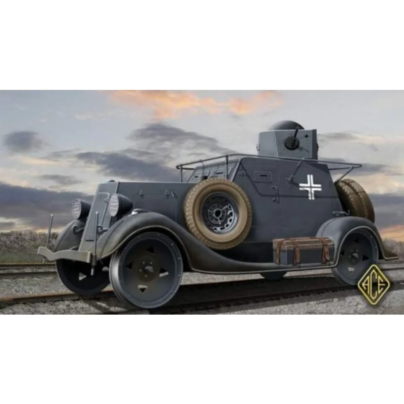 BA-20M ZhD Armored Car (Railroad version)