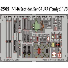 GRU7A Seat details for Grumman F-14 PRE-PAINTED IN COLOUR! (diseñado para ser ensamblado con maquetas de Tamiya)