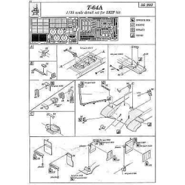 T-64A (diseñado para ser ensamblado con maquetas de SKIF)