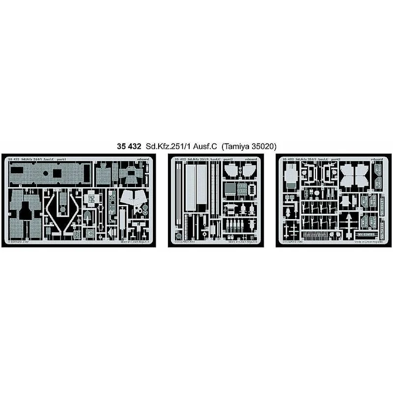Sd.Kfz.251/1 Ausf.C (diseñado para ser ensamblado con maquetas de Tamiya kit TA35020)