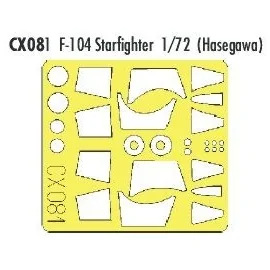 Lockheed F-104 Starfighter (diseñado para ser ensamblado con maquetas de Hasegawa) (hecho de la cinta Kabuki amarillo producido 