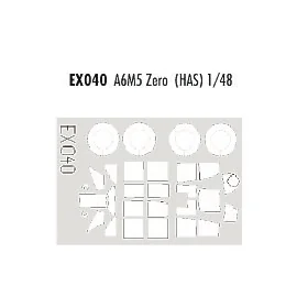 Mitsubishi A6M5 Zero canopy and wheels (diseñado para ser ensamblado con maquetas de Hasegawa) (hecho de la cinta Kabuki amarill