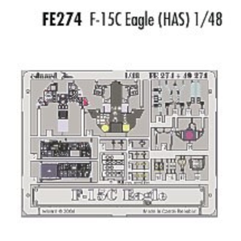 McDonnell Douglas F-15C Eagle PRE-PAINTED IN COLOUR! (diseñado para ser ensamblado con maquetas de Hasegawa) This Zoom set is a 