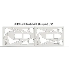 Fairchild A-10 Thunderbolt (diseñado para ser ensamblado con maquetas de Trumpeter) (hecho de la cinta Kabuki amarillo producido