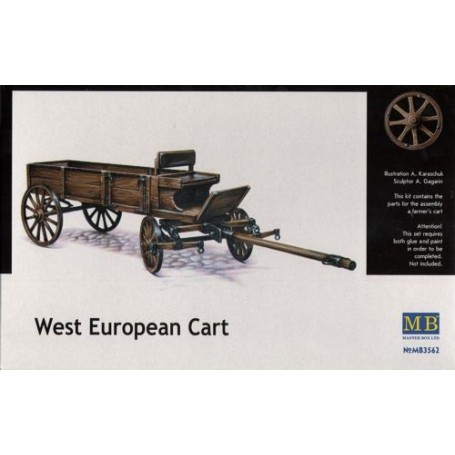 Figuras históricas WWII Farmer's Cart Western Europe  