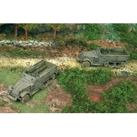 M3A1 Half Track includes 2 snap together kits