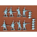 French Chasseurs in action poses. 32 figures per box French Chasseurs in action poses. 32 figures per box