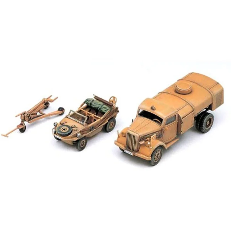 WWII German Fuel Truck & Schwimwagen
