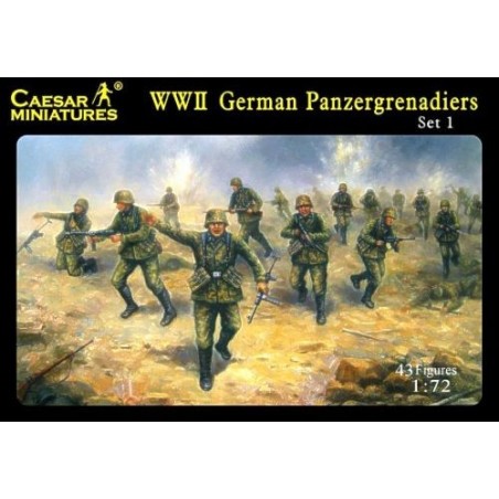 Figuras históricas WWII German Panzergrenadiers