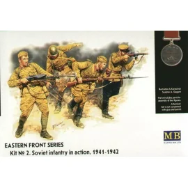 Eastern Front Summer 1941 Russian Infantry (4 fig.)